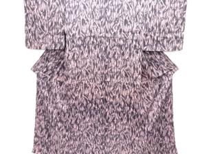 大正ロマン　紋錦紗抽象模様着物